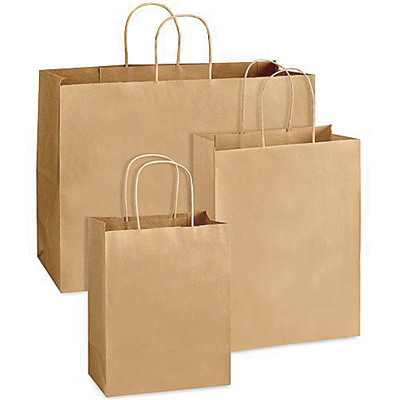 unprinted luggage paper bags