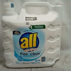 all Liquid Laundry Detergent Free Clear for Sensitive Skin (250 oz.,166 loads)
